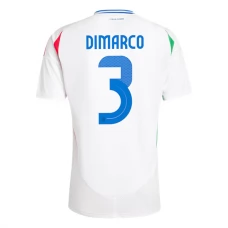 Italien EM 2024 Dimarco 3 Udebanetrøje Fodboldsæt