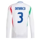 Italien EM 2024 Dimarco 3 Udebanetrøje Langærmet Fodboldsæt