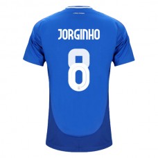 Italien EM 2024 Jorginho 8 Hjemmebanetrøje Fodboldsæt