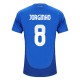 Italien EM 2024 Jorginho 8 Hjemmebanetrøje Fodboldsæt