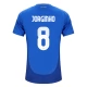 Italien EM 2024 Jorginho 8 Hjemmebanetrøje Fodboldsæt