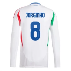 Italien EM 2024 Jorginho 8 Udebanetrøje Langærmet Fodboldsæt