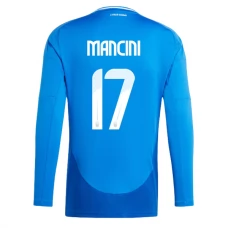 Italien EM 2024 Mancini 17 Hjemmebanetrøje Langærmet Fodboldsæt