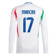 Italien EM 2024 Mancini 17 Udebanetrøje Langærmet Fodboldsæt