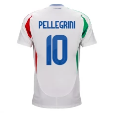 Italien EM 2024 Pellegrini 10 Udebanetrøje Fodboldsæt