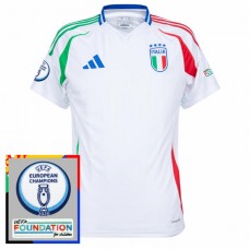 Italien EM 2024 Udebanetrøje Fodboldsæt Patch