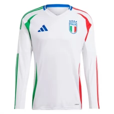 Italien EM 2024 Udebanetrøje Langærmet Fodboldsæt