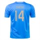 Italien Landsholdstrøje 2022 Federico Chiesa 14 Hjemmebanetrøje