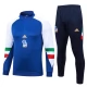 Italien Træningssæt Børn 2023-24 - 1-4 Zip Blå