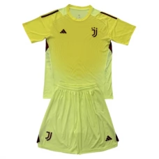 Juventus Børn Målmand Hjemmebanetrøje 2025-26 Fodboldsæt