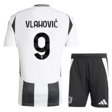 Juventus Børn Vlahović 9 Hjemmebanetrøje 2024-25 Fodboldsæt