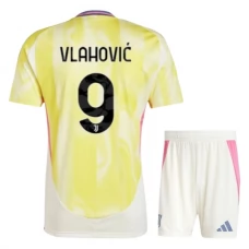 Juventus Børn Vlahović 9 Udebanetrøje 2024-25 Fodboldsæt