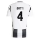Juventus Gatti 4 Hjemmebanetrøje 2024-25 Fodboldsæt