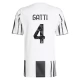 Juventus Gatti 4 Hjemmebanetrøje 2025-26 Fodboldsæt