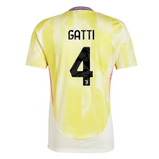 Juventus Gatti 4 Udebanetrøje 2024-25 Fodboldsæt