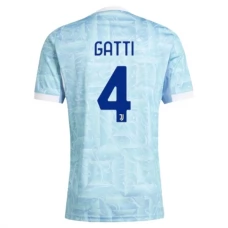 Juventus Gatti 4 Udebanetrøje 2025-26 Fodboldsæt