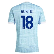 Juventus Kostić 18 Udebanetrøje 2025-26 Fodboldsæt
