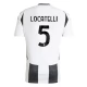 Juventus Locatelli 5 Hjemmebanetrøje 2024-25 Fodboldsæt