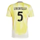 Juventus Locatelli 5 Udebanetrøje 2024-25 Fodboldsæt