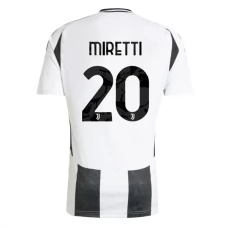 Juventus Miretti 20 Hjemmebanetrøje 2024-25 Fodboldsæt