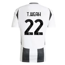 Juventus T.Weah 22 Hjemmebanetrøje 2024-25 Fodboldsæt