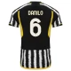 Juventus Trøje 2023-24 Danilo 6 Hjemmebanetrøje