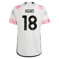 Juventus Trøje 2023-24 Kean 18 Udebanetrøje