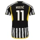Juventus Trøje 2023-24 Kostic 11 Hjemmebanetrøje