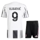 Juventus Vlahović 9 Hjemmebanetrøje Børn 2025-26 Fodboldsæt