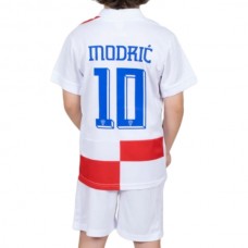 Kroatien EM 2024 Børn Modrić 10 Hjemmebanetrøje Fodboldsæt