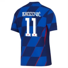 Kroatien EM 2024 Brozović 11 Udebanetrøje Fodboldsæt