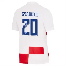 Kroatien EM 2024 Gvardiol 20 Hjemmebanetrøje Fodboldsæt