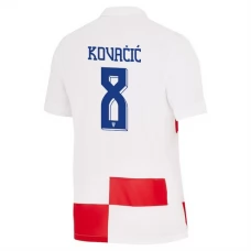 Kroatien EM 2024 Kovačić 8 Hjemmebanetrøje Fodboldsæt