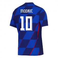 Kroatien EM 2024 Modrić 10 Udebanetrøje Fodboldsæt
