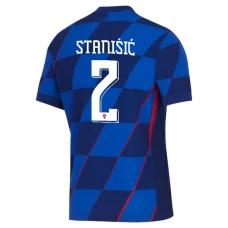 Kroatien EM 2024 Stanišić 2 Udebanetrøje Fodboldsæt