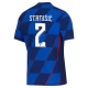Kroatien EM 2024 Stanišić 2 Udebanetrøje Fodboldsæt