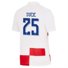 Kroatien EM 2024 Sučić 25 Hjemmebanetrøje Fodboldsæt
