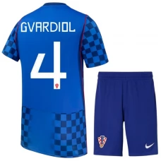 Kroatien Gvardiol 4 VM Udebanetrøje 2026 Børn