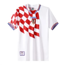 Kroatien Hjemmebanetrøje Retro 1998 Fodboldsæt