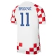 Kroatien VM Trøje 2022 Marcelo Brozović 11 Hjemmebanetrøje