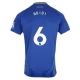 Leicester City Ndidi 6 Hjemmebanetrøje 2024-25 Fodboldsæt