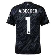 Liverpool A.Becker 1 Målmand Hjemmebanetrøje 2024-25 Fodboldsæt