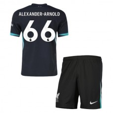 Liverpool Børn Alexander-Arnold 66 Udebanetrøje 2024-25 Fodboldsæt