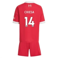 Liverpool Børn Chiesa 14 Hjemmebanetrøje 2025-26 Fodboldsæt
