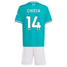 Liverpool Børn Chiesa 14 Tredjetrøje 2025-26 Fodboldsæt