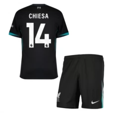 Liverpool Børn Chiesa 14 Udebanetrøje 2024-25 Fodboldsæt