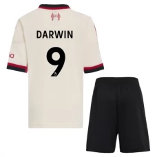 Liverpool Børn Darwin 9 Udebanetrøje 2025-26 Fodboldsæt