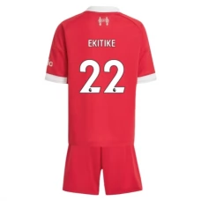 Liverpool Børn Ekitike 22 Hjemmebanetrøje 2025-26 Fodboldsæt