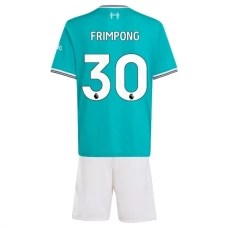 Liverpool Børn Frimpong 30 Tredjetrøje 2025-26 Fodboldsæt
