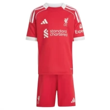 Liverpool Børn Hjemmebanetrøje 2025-26 Fodboldsæt